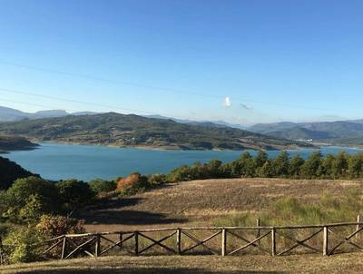 Blick auf Lago artificiale di Montedoglio