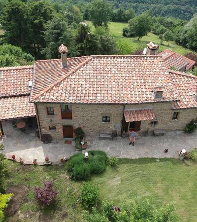 Luftaufnahme Casa Bivignano Haus